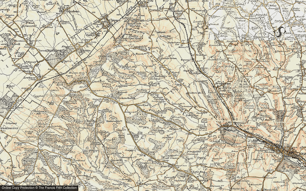 Old Map of The City, 1897-1898 in 1897-1898
