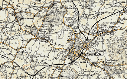 Old map of The Common in 1898