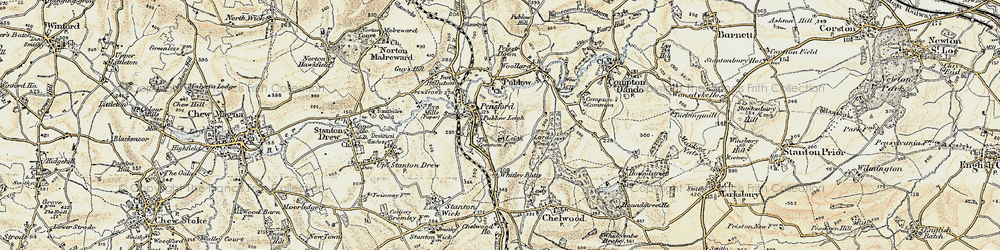 Old map of The Common in 1899