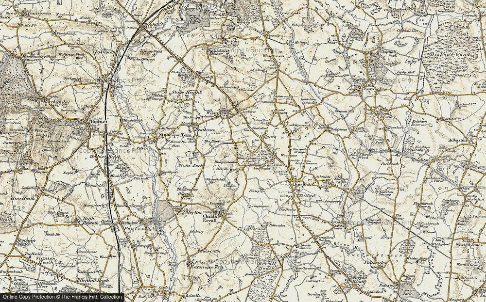 Old Map of The Common, 1902 in 1902