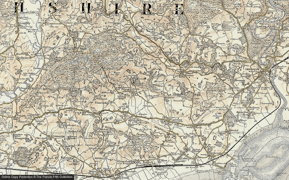 Old Map of The Cwm, 1899-1900 in 1899-1900