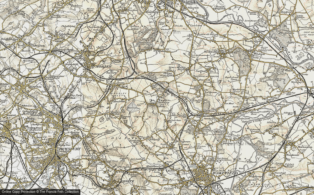 Old Map of The Fall, 1903 in 1903
