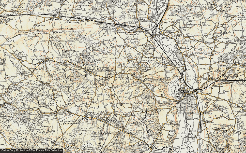 Old Map of The Frenches, 1897-1909 in 1897-1909