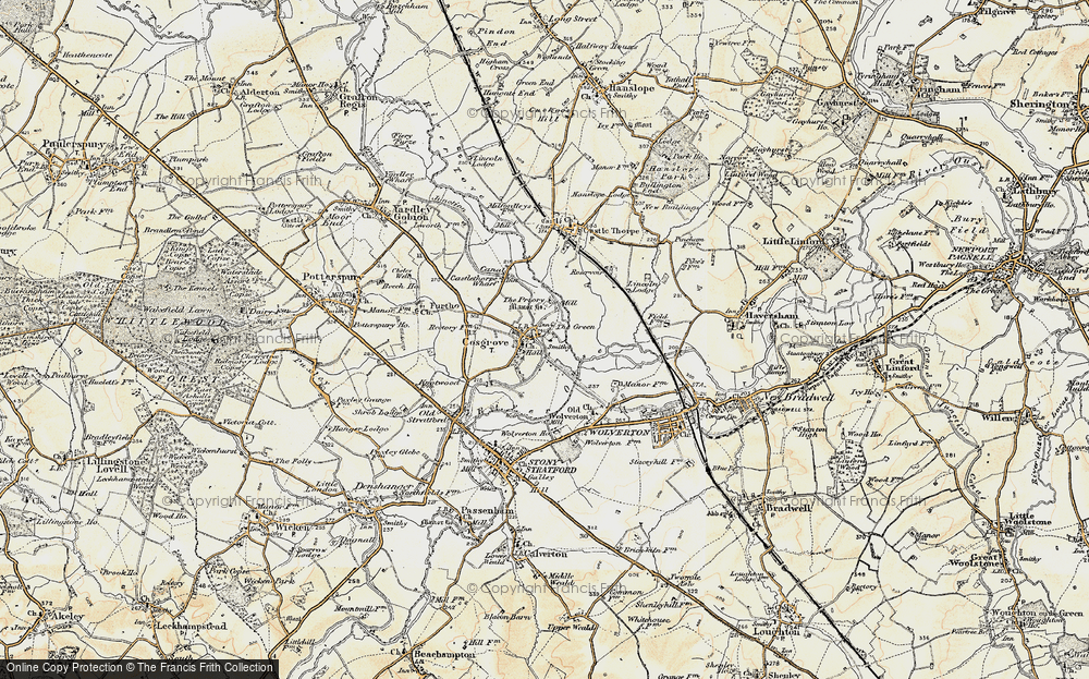 Old Map of The Green, 1898-1901 in 1898-1901