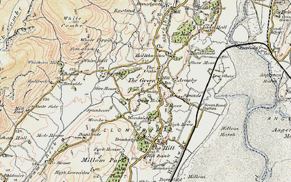 Old map of Whirlpippin in 1903-1904