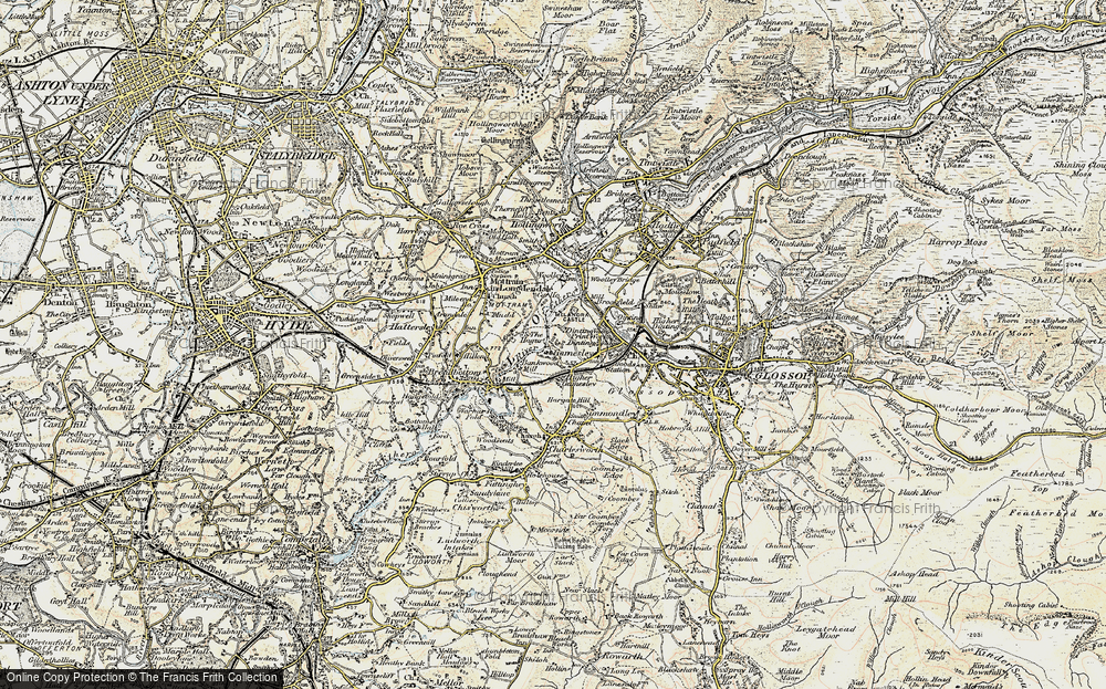 Old Map of The Hague, 1903 in 1903