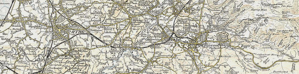 Old map of The Hague in 1903