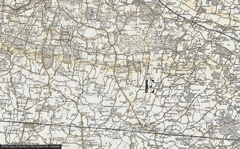 Old Map of The Harbour, 1897-1898 in 1897-1898