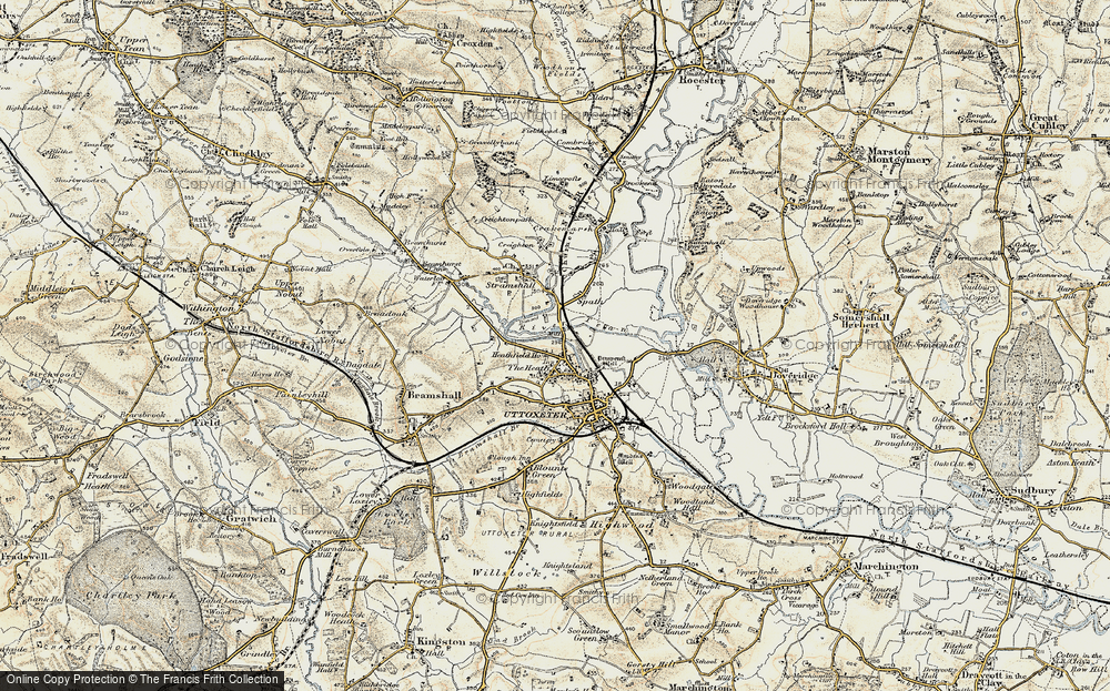 Old Map of The Heath, 1902 in 1902