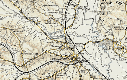Old map of The Heath in 1902