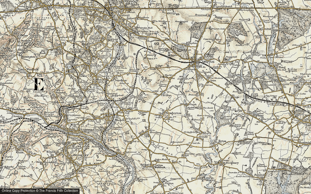 Old Map of The Hem, 1902 in 1902