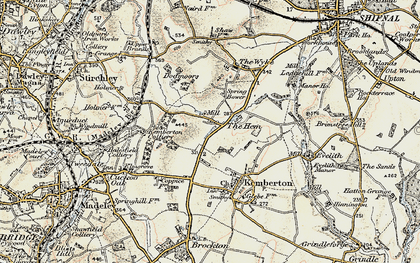 Old map of The Hem in 1902