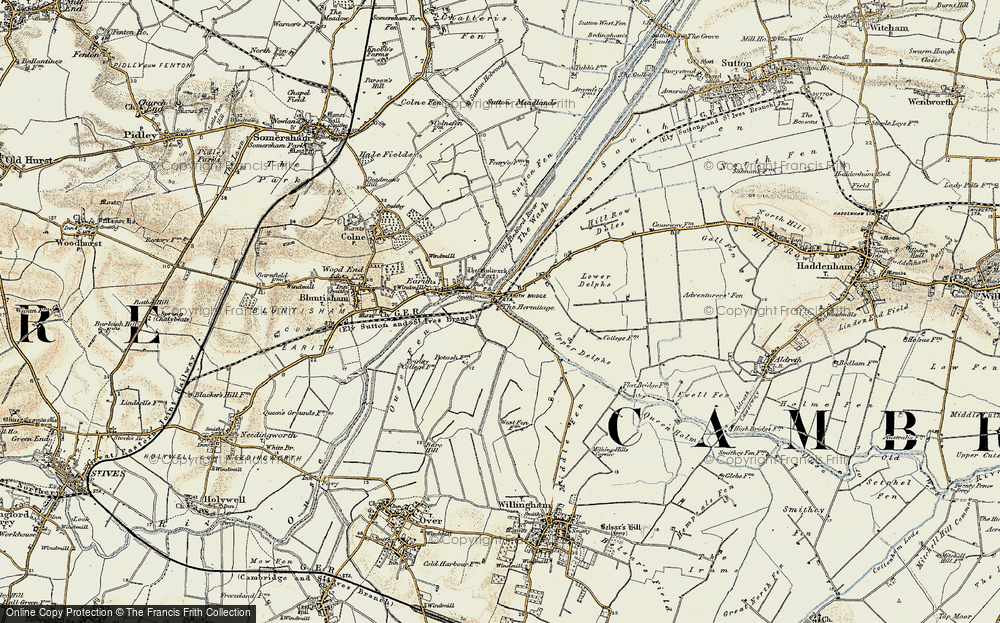 Old Map of The Hermitage, 1901 in 1901
