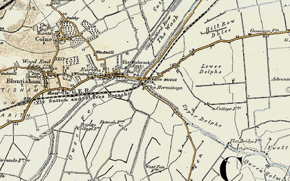 Old map of The Hermitage in 1901