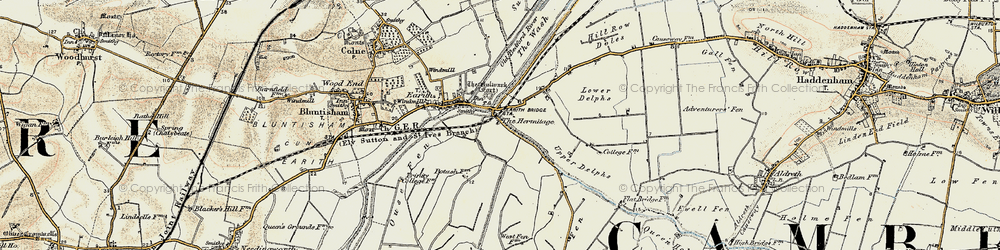 Old map of The Hermitage in 1901