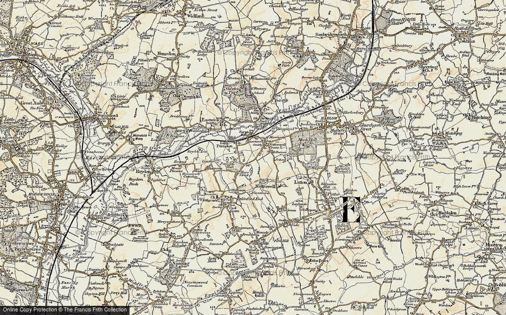 Old Map of The High, 1898 in 1898