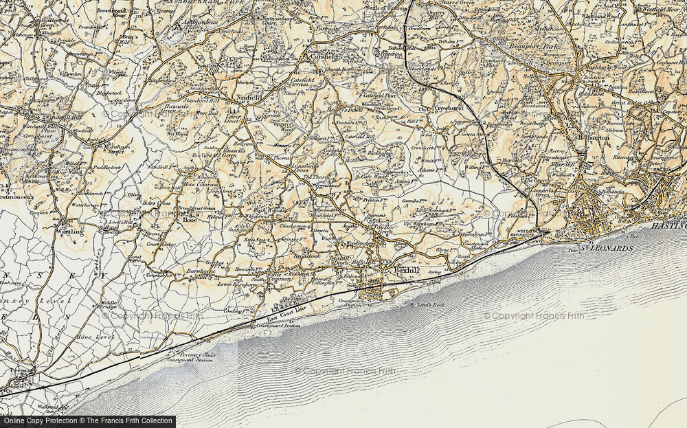 Old Map of The Highlands, 1898 in 1898