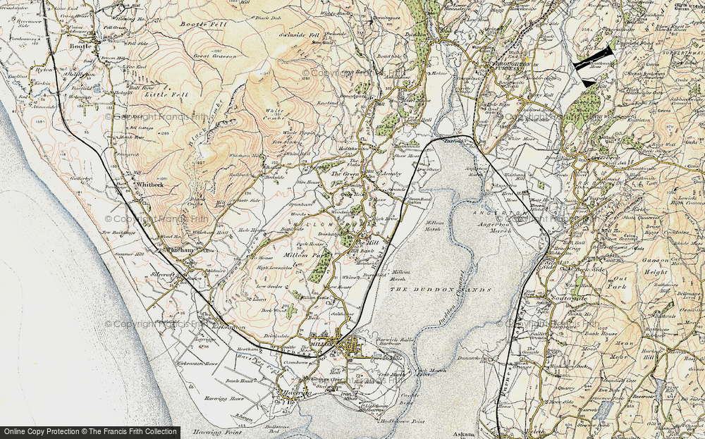 Old Map of Historic Map covering Woods in 1903-1904