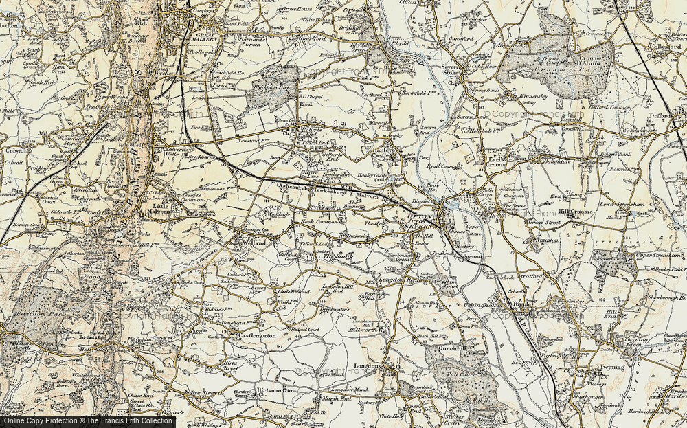 Old Map of The Hook, 1899-1901 in 1899-1901