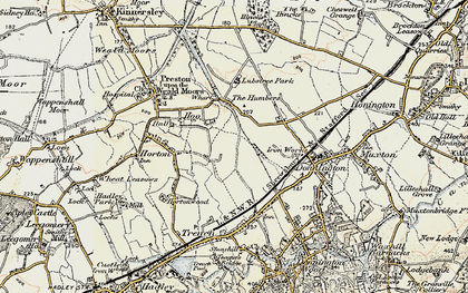 Old map of The Humbers in 1902