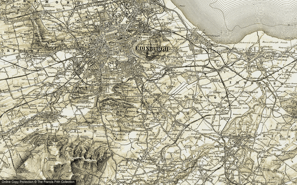 Old Map of The Inch, 1903-1904 in 1903-1904