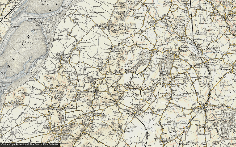 Old Map of The Knapp, 1899 in 1899