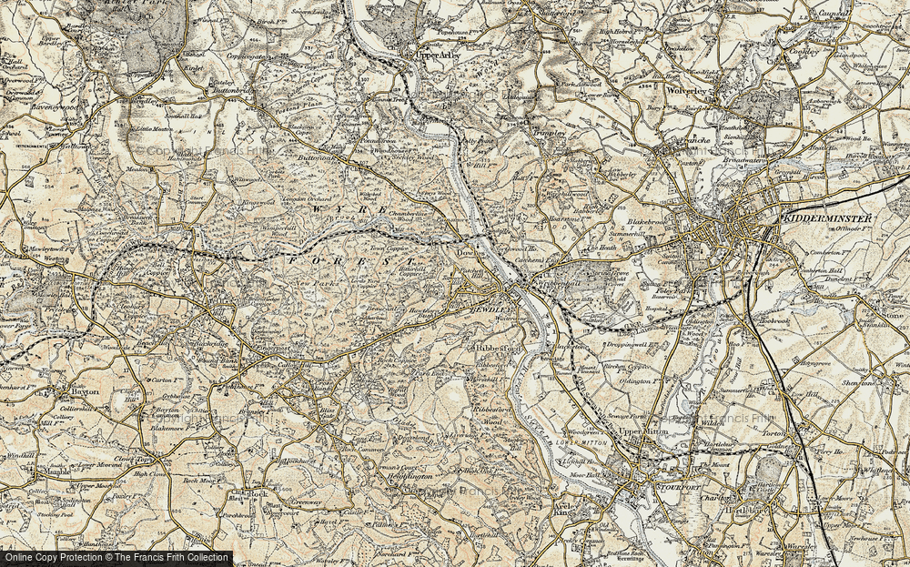 Old Map of The Lakes, 1901-1902 in 1901-1902