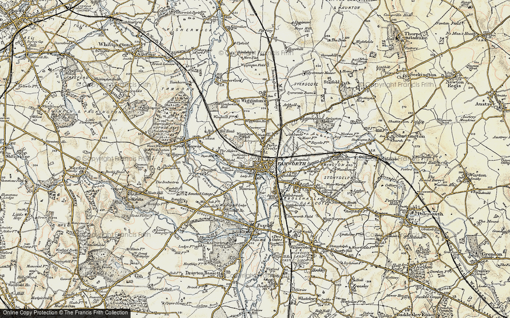Old Map of The Leys, 1901-1902 in 1901-1902