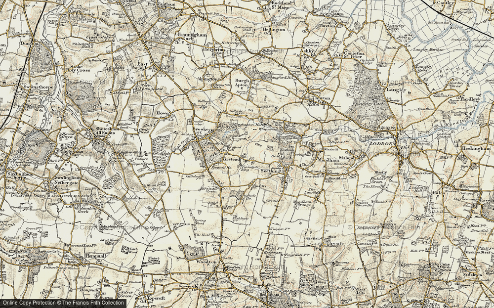 Old Map of The Ling, 1901-1902 in 1901-1902