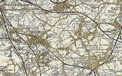 Old map of The Lunt in 1902