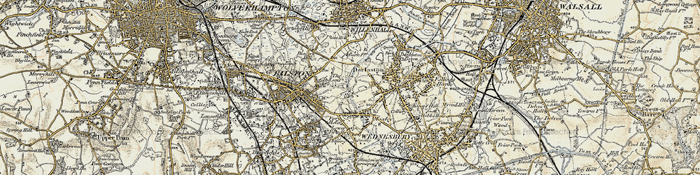 Old map of The Lunt in 1902