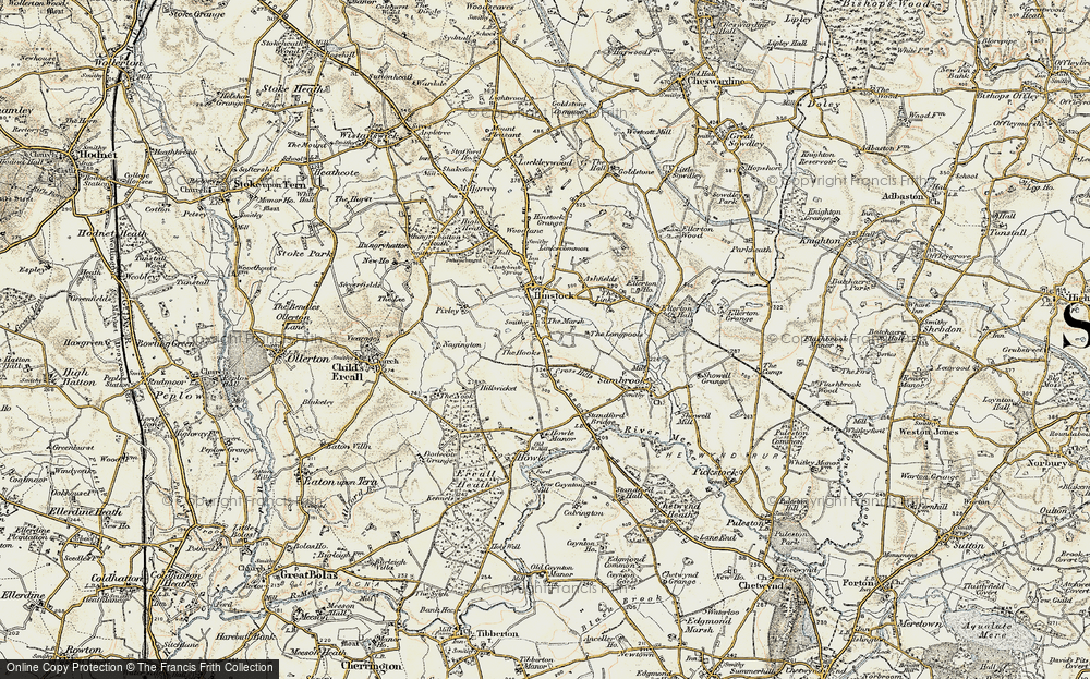 Old Map of The Marsh, 1902 in 1902