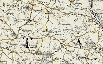 Old map of The Marsh in 1902