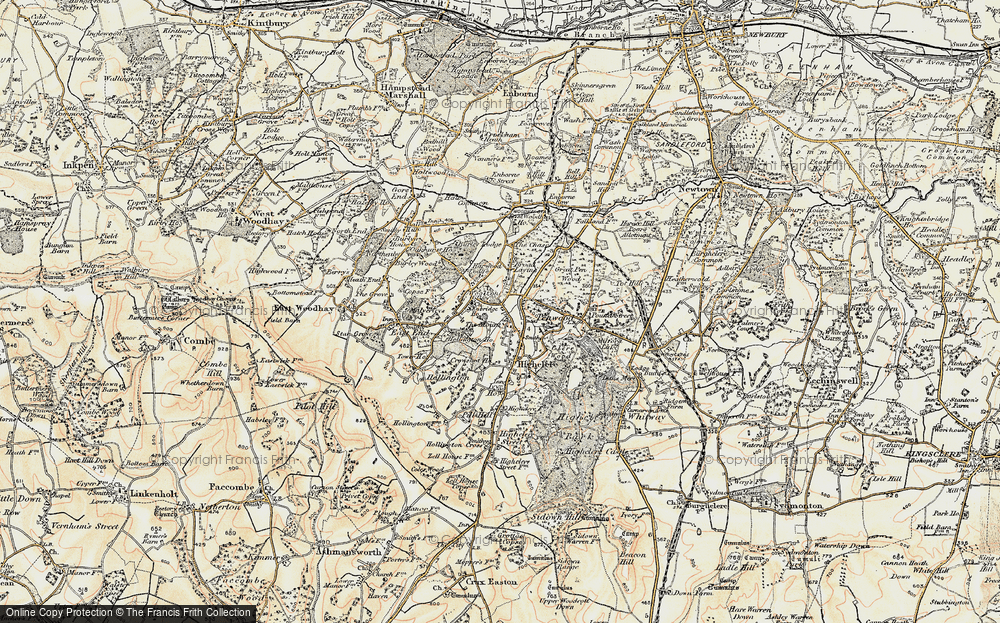 Old Map of The Mount, 1897-1900 in 1897-1900