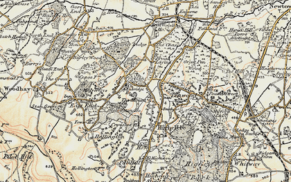 Old map of The Mount in 1897-1900