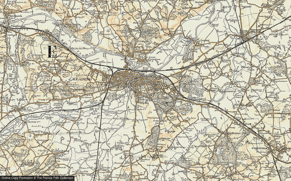 Old Map of The Mount, 1897-1909 in 1897-1909
