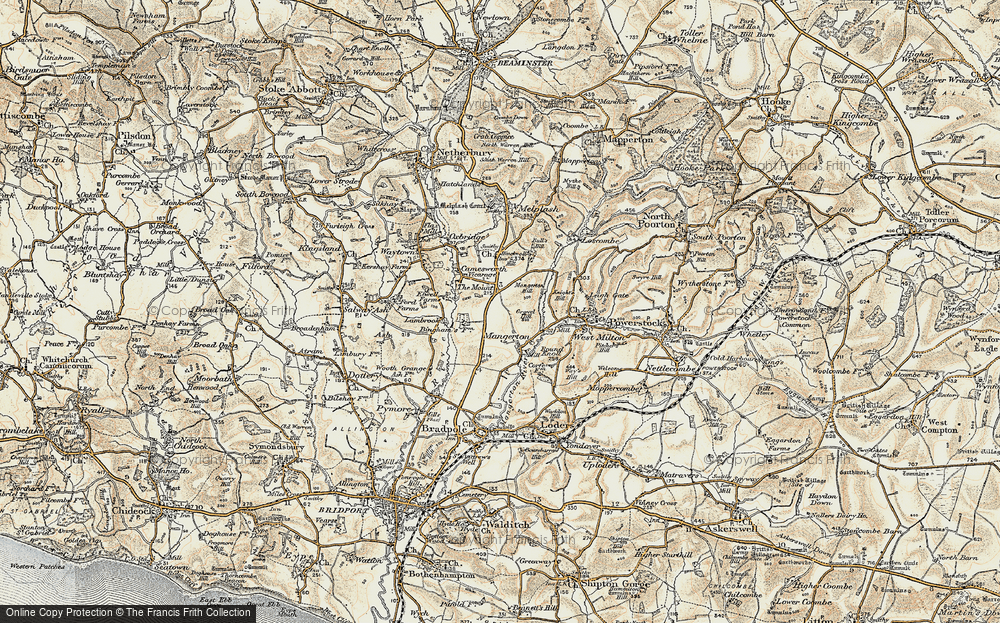 Old Map of The Mount, 1898-1899 in 1898-1899