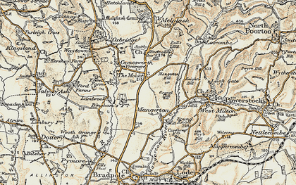 Old map of The Mount in 1898-1899