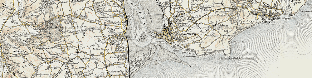 Old map of The Point in 1899