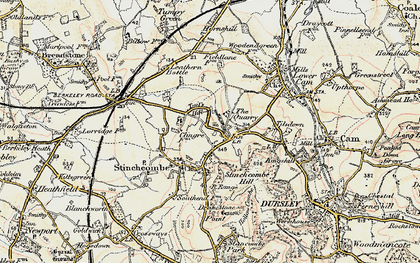 Old map of The Quarry in 1898-1900