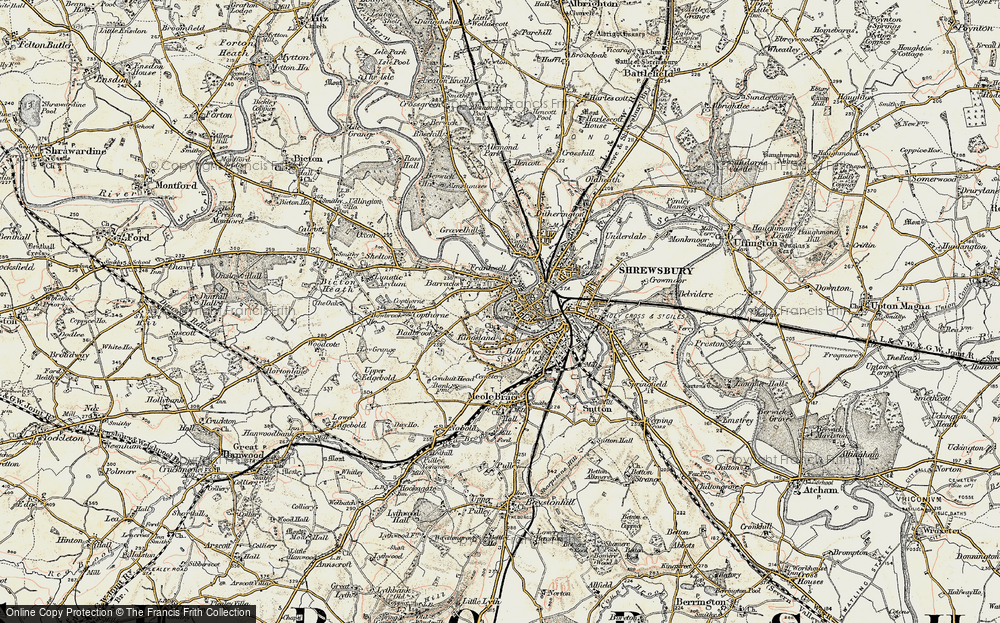 Old Map of The Quarry, 1902 in 1902
