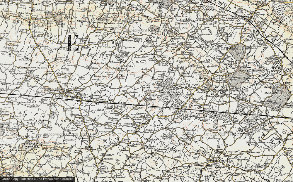 Old Map of The Quarter, 1897-1898 in 1897-1898