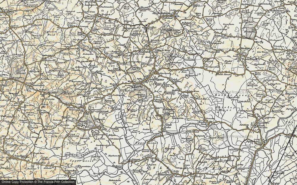 Old Map of The Quarter, 1898 in 1898