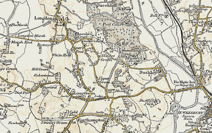 Old map of The Rampings in 1899-1901