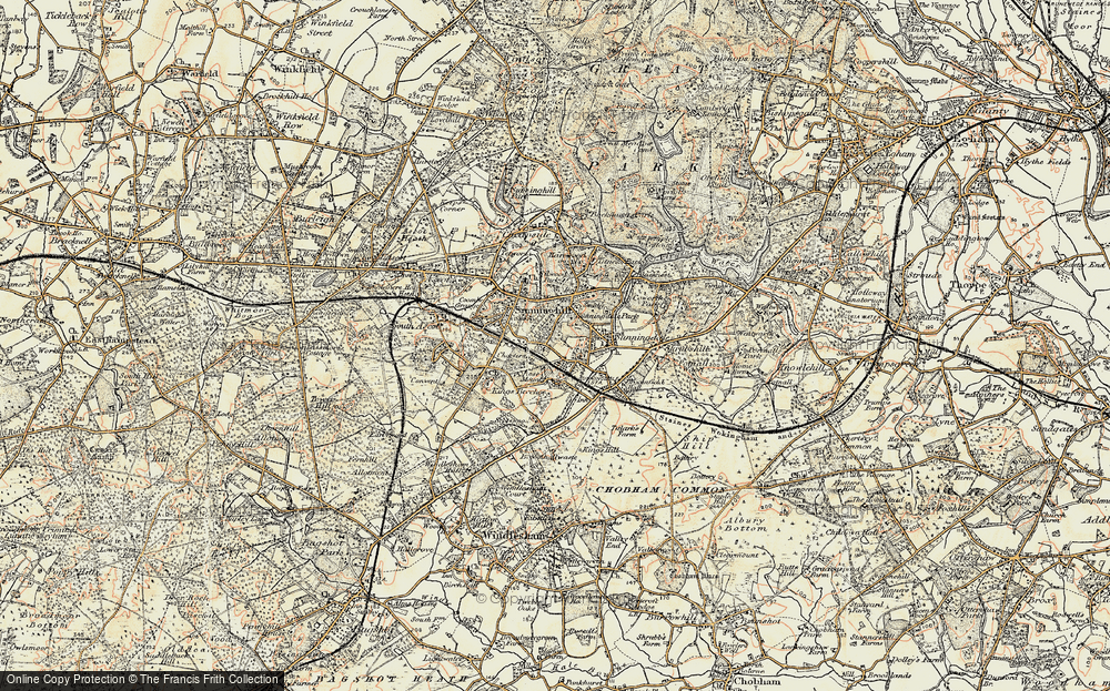 Old Map of The Rise, 1897-1909 in 1897-1909