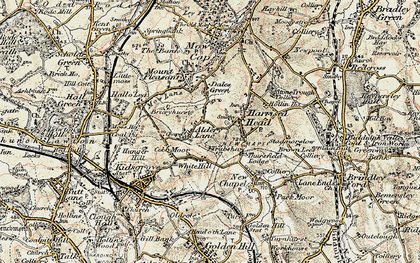 Old map of The Rookery in 1902-1903