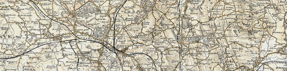 Old map of The Rookery in 1902-1903
