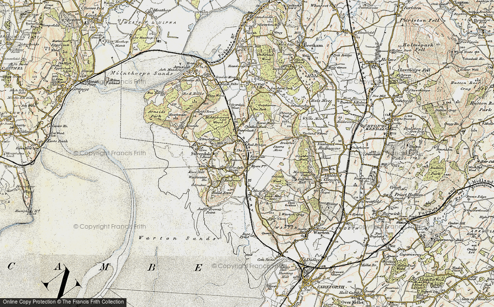 Old Map of The Row, 1903-1904 in 1903-1904