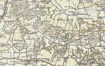 Old map of The Slade in 1897-1900