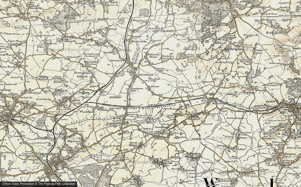 Old Map of The Spa, 1898-1899 in 1898-1899